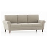 Oxford 3 Seater Fabric Sofa In Oyster Beige Colour