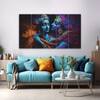 The Castle Decor Radha Krishna Spiritual Wall Art Framed Painting 27x48 Inch (Style 3)