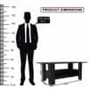 Spydercraft Gabriel Modern Coffee Table in Black Finish