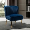 Fission Accent Chair in Navy Blue Colour