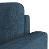 Verona Premium 3 Seater Fabric Sofa in Indigo Blue Colour