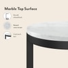 Collins Metal Drink Table in Black Finish
