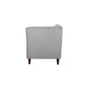 Korslund Velvet Chaise Launger in Grey Colour