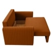 Melano  Pull Out Sofa cum Bed  in Orange Colour