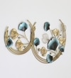 Tyra Abstract Metal Wall Decor in Multicolor Set of 1
