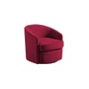 Andean Swivel Solid Wood Accentrel Chair in Maroon Colour