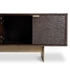 Sculpt Solid Wood TV Unit in Brown Colour