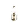 Opal Multicolor Metal Lantern Hanging Lamp