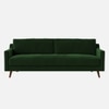 Reiti Velvet 3 Seater Sofa in Green Colour