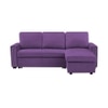 Solace  Pull Out Sofa cum Bed  in Purple Colour