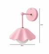 Single Hanging Flower Wall Lamp