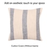 Shivalik Set Of 2 Cushion Covers With Dark Blue Colour