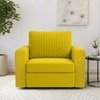 Melano  Pull Out Sofa cum Bed  in Yellow Colour