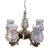 Devansh Gold Antique Wall Mounted Lamp With Beige Jute Shade