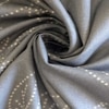 Jace Slate Grey Floral 400 TC Cotton Flat Super King Size Bedsheet with 2 Pillow Covers – Threads