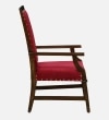Pury Sheesham Wood Armchair In Provincial Teak Finish