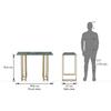Osiris Stone Console Table in Finish