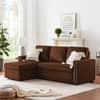 Noah  Pull Out Sofa cum Bed  in Brown Colour
