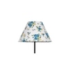 India Multicolour Fabric Floor Lamp with Black Iron Base