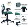 Odrione Low Back Ergonomic Chair in Dark Green Colour