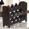 Kassel Sheesham Wood Wine Rack for 12 Bottles in Mahogany Finish