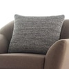 Moss Knit Cushion Cover  Antique Grey Natural 22X22  Inches