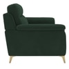 Niwara Velvet 1 Seater  sofa in Green Color
