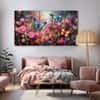The Castle Decor Butterfly Art Wall Painting Wooden Framed Digital Painting 27x48 Inch