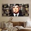 Paintingmantra Gangster Portrait Pop Art Canvas Wall Painting Decor 22x46 Inch