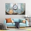 The Castle Decor World Map Wall Art Set of 5 27x48 Inch (Style 3)