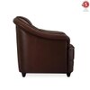 Berry 2 Seater Leatherette Sole in Cocoa Brown Colour