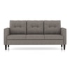Winston 3 Seater Fabric Sofa in Gunmetal Grey Colour