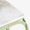 Dastoori Indian Aravali Outdoor Side Table in Beige Colour