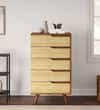 DCanape Ivy 5 Drawer Engineering Wood Utility Unit Columbian Walnut Brent Wood Teak