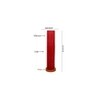 Oliver Maroon Cotton Shade Floor Lamp