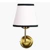 Devansh Metal Electric Wall Light in Gold Colour with Multi Shade Count of 1 Light