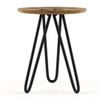 Capella Solid Wood Side Table in Natural Finish