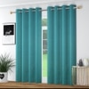 Floral Emboss Pack of 2 Blackout Window Curtains