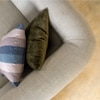 Solace Solid Wood Chaise Sofa in Grey Colour