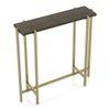 Cornille Solid Wood Console Table in Walnut Finish