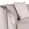 Astoria 3 Seater Fabric Sofa in Sea Salt Grey Colour