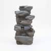 Water Fountain Rustic Stone Cascade Water Fountain in Multicolor Colour