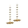 Hanging Dia Urli Set Of 2 In Gold Colour