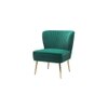 Fission Fabric Accent Chair in Green Colour