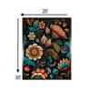 Floral Canvas Wall Prints Canvas Wall Prints Set of 1 Multicolor Matte
