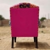 Desi Banjara 1 Seater Fabric Sofa in Multicolour