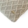 Crest Linen Cotton Cushion Cover 16X16  Inches