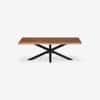 Avrelle Jewel Solid Wood 6 Seater Dining Table in Brown Finish