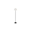 Carmela Black Cotton Shade Floor Lamp