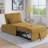 Evenie 1 Seater Pull Out Sofa cum Bed  in Yellow Colour